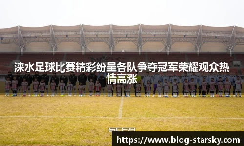 涞水足球比赛精彩纷呈各队争夺冠军荣耀观众热情高涨
